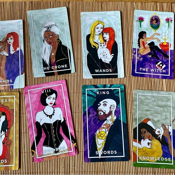 Slutist Tarot - 1st edition out of print by Morgan Claire Sirene *Super Rare* - Picture 5 of 9